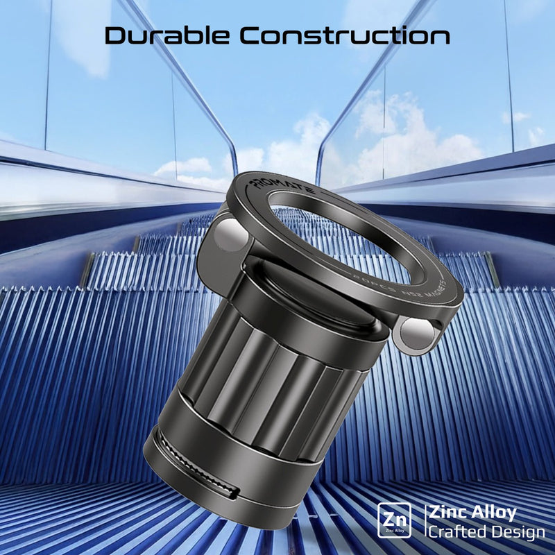 Promate Technologies - 360° Rotating Magnetic Smartphone Grip-On Mount