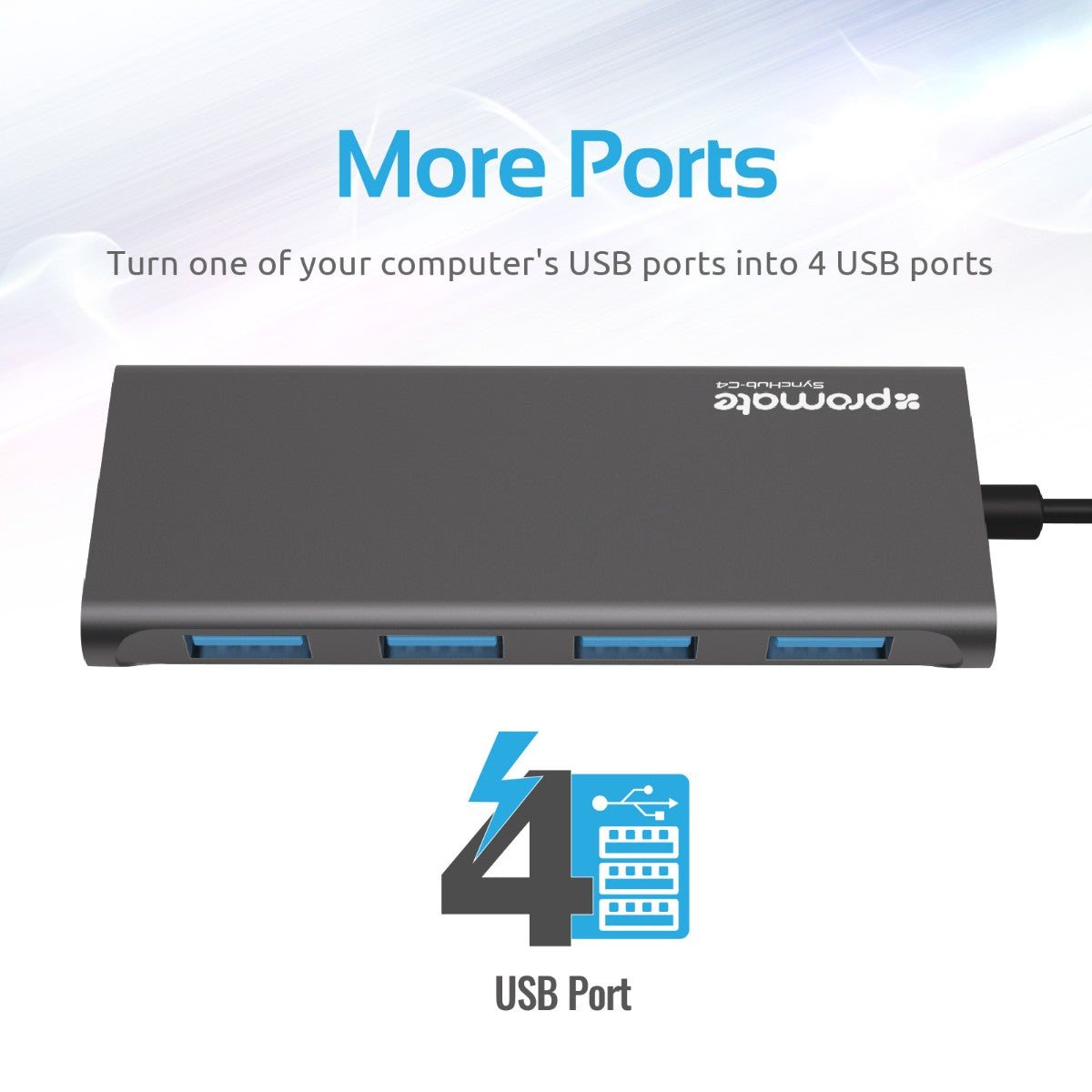 Ultra-Sleek Portable USB Type-C™ Hub