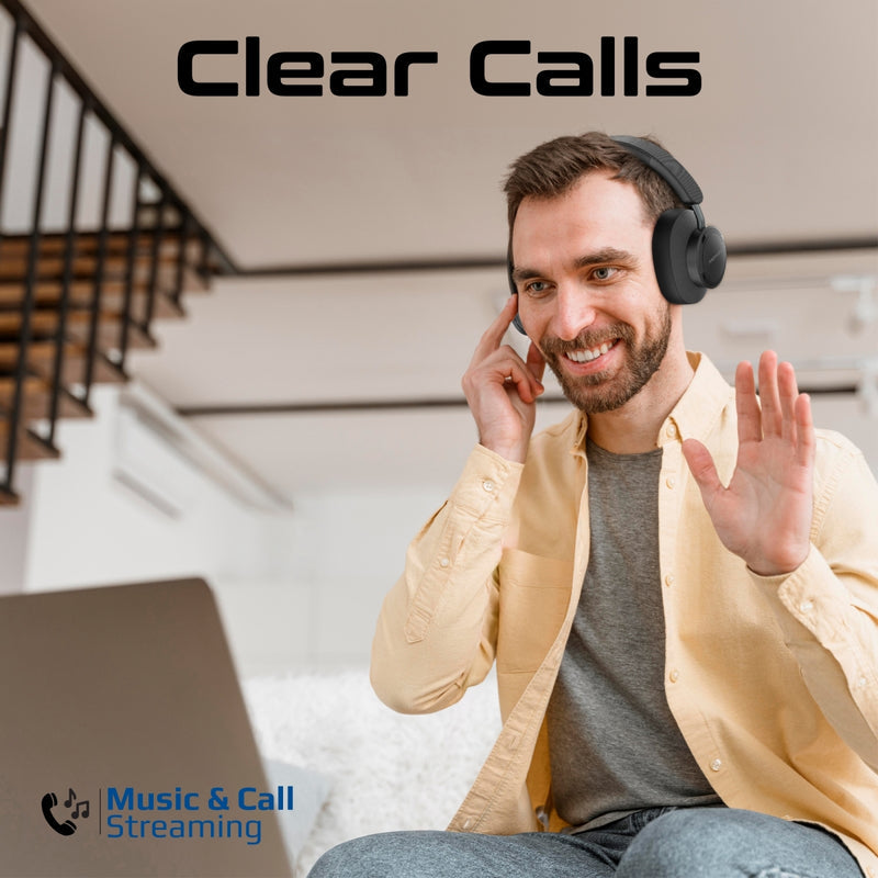 Promate Technologies - High Fidelity Over-Ear Stereo Wireless Headphones