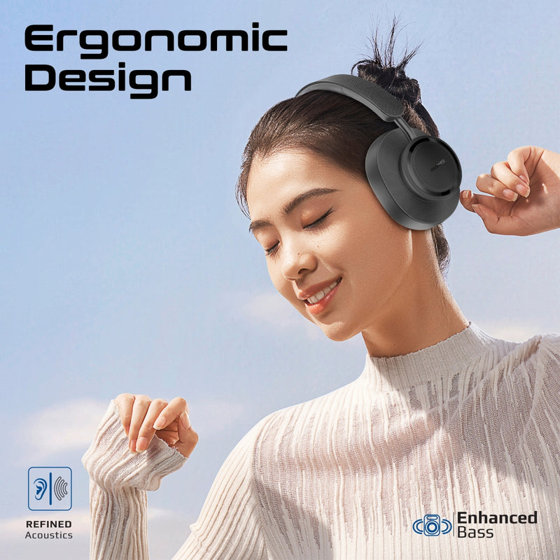 Promate Technologies - High Fidelity Over-Ear Stereo Wireless Headphones