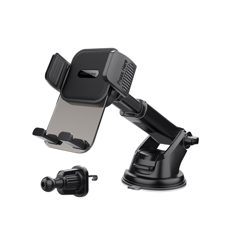 Promate Technologies - Anti-Slip Secure Smartphone Car Mount