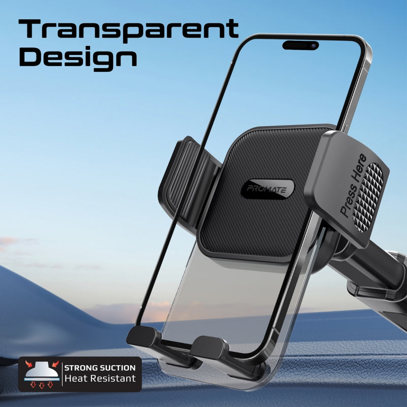 Promate Technologies - Secure Smartphone Holder Kit with Multiple Mounting Options