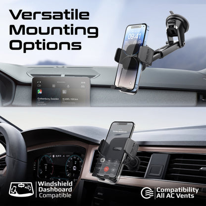 Promate Technologies - Anti-Slip Secure Smartphone Car Mount