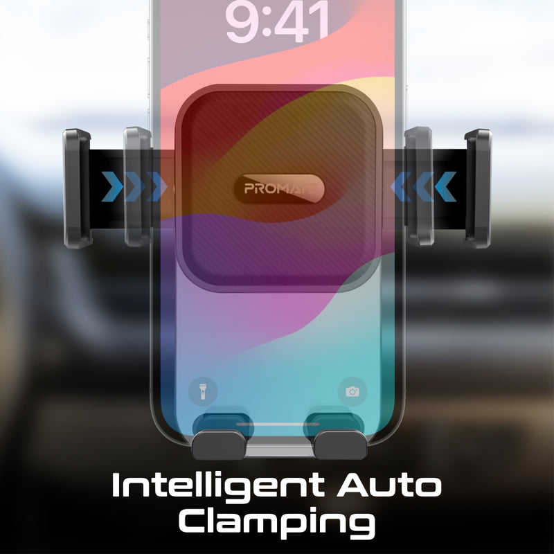 Promate Technologies - Anti-Slip Secure Smartphone Car Mount