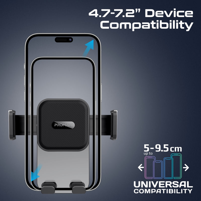 Promate Technologies - Anti-Slip Secure Smartphone Car Mount