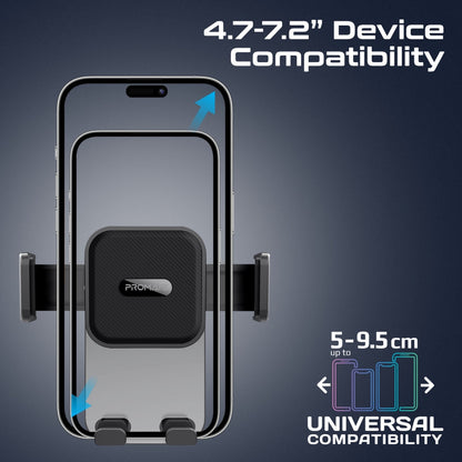 Promate Technologies - Anti-Slip Secure Smartphone Car Mount