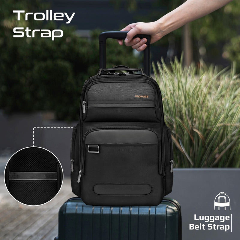 Promate Technologies -  SecureStorage™ 15.6" Laptop Backpack with Multiple Compartments