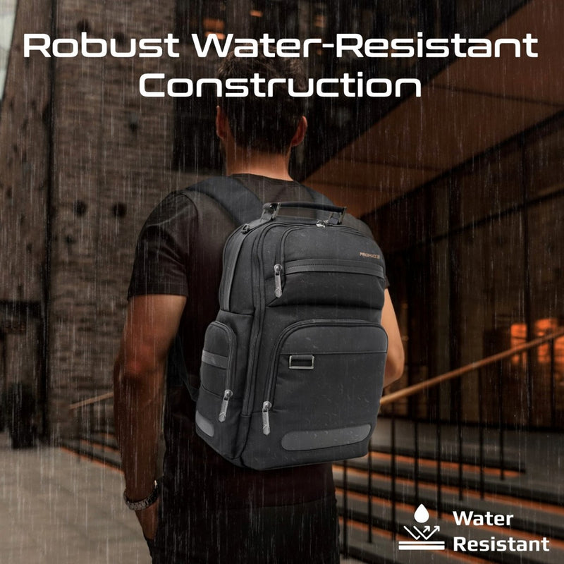 Promate Technologies -  SecureStorage™ 15.6" Laptop Backpack with Multiple Compartments