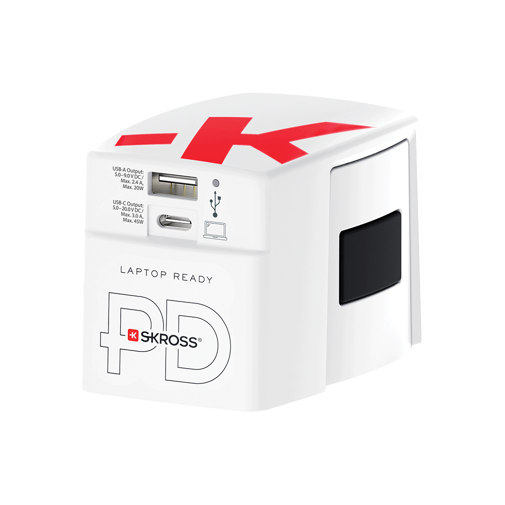 World USB Charger AC45PD with USB C cable