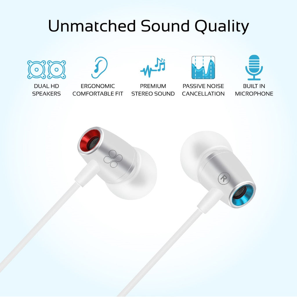 TuneBuds-1 Silver