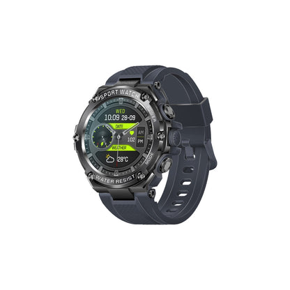 Promate Technologies - 1.53" Round Screen Fitness Tracker Smartwatch with BT Calling
