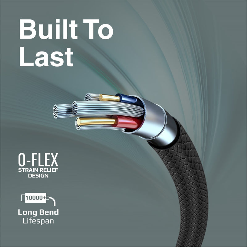 Promate Technologies - Super Flexible Data and Charge USB-C Cable