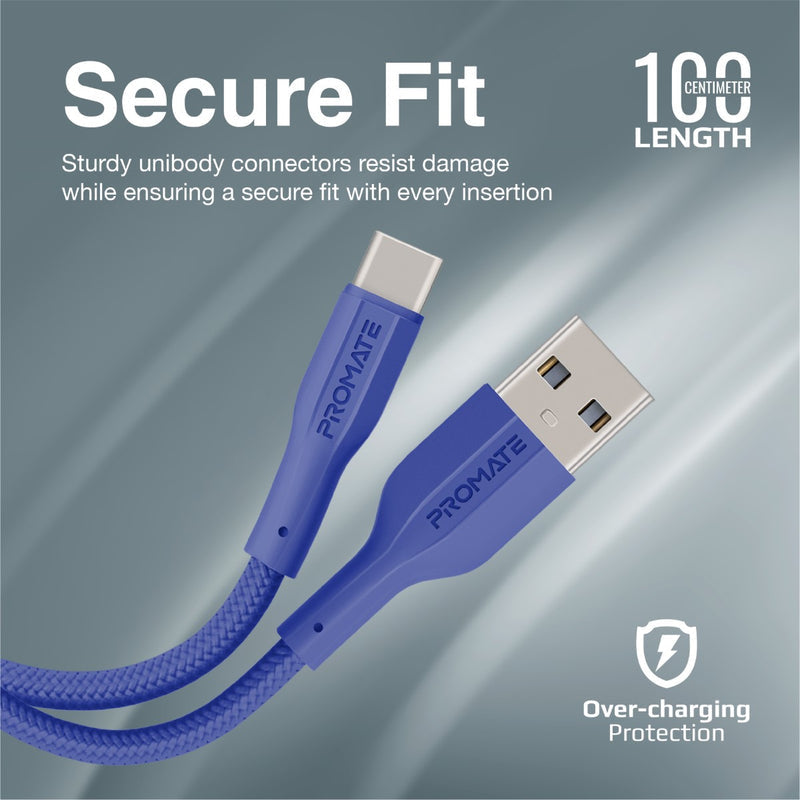 Promate Technologies - Super Flexible Data and Charge USB-C Cable