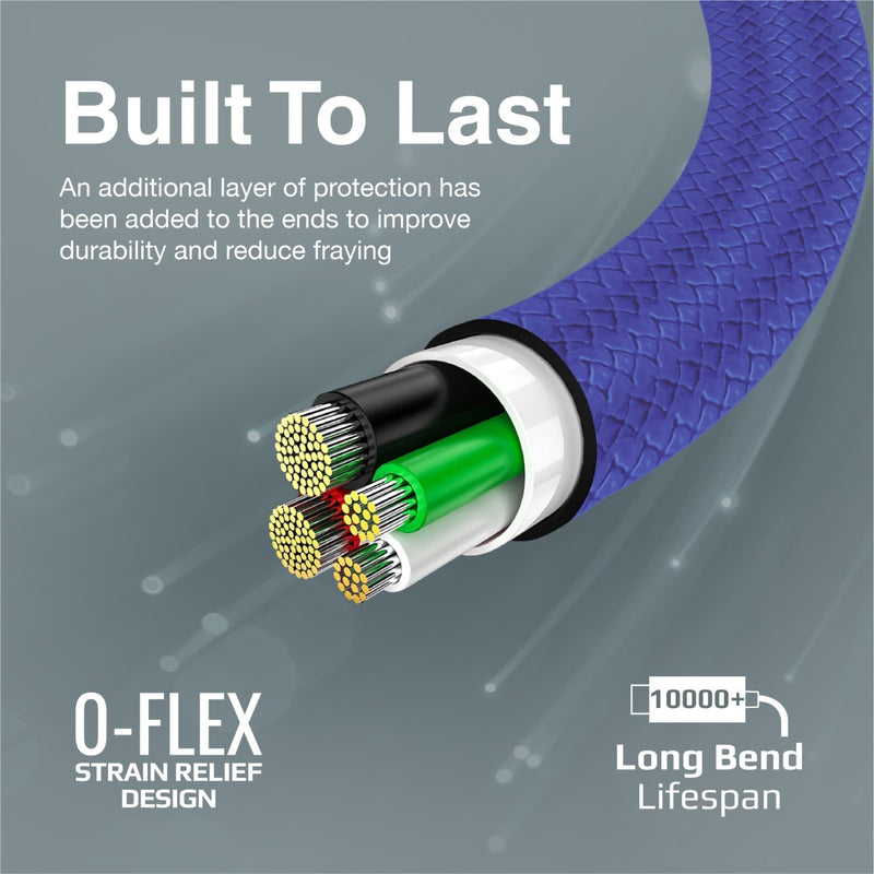 Promate Technologies - High Tensile Strength Data & Charge USB-C Cable