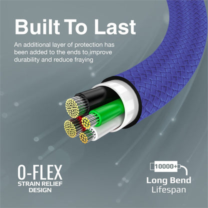 Promate Technologies - High Tensile Strength Data & Charge USB-C Cable
