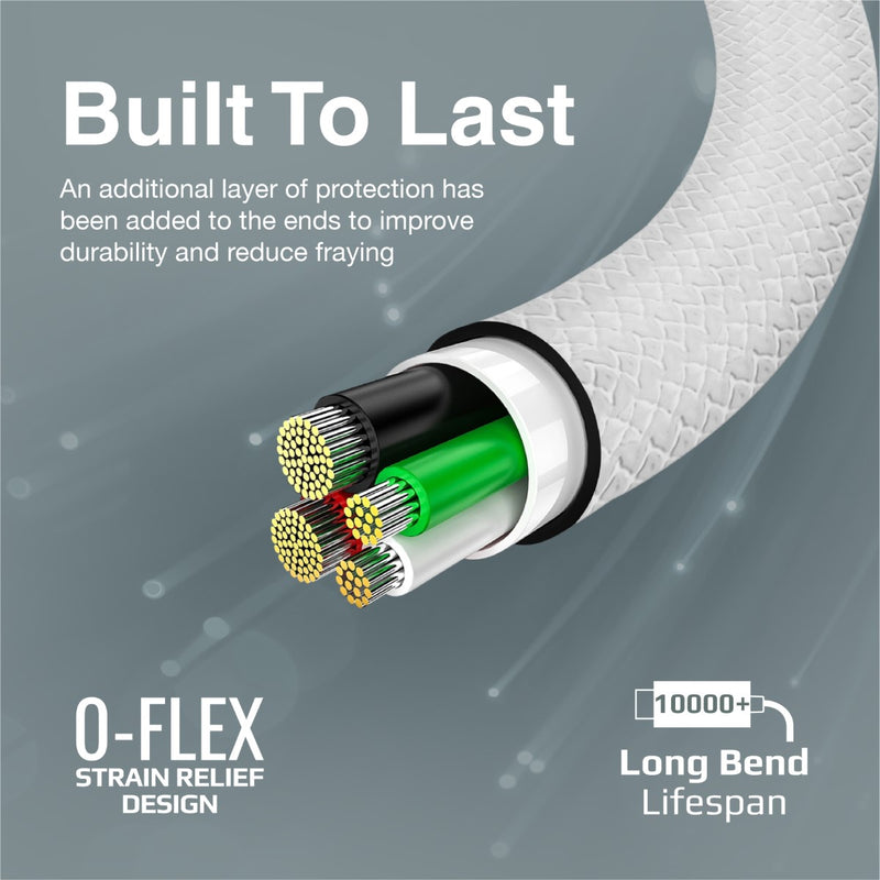 Promate Technologies - High Tensile Strength Data & Charge USB-C Cable