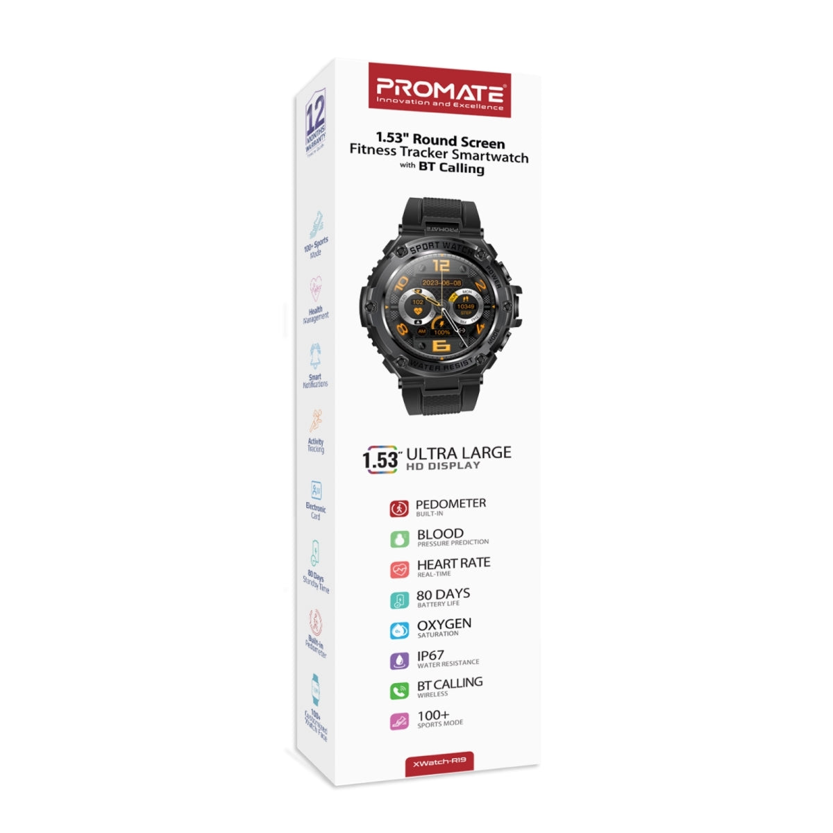 XWatch-R19 Black