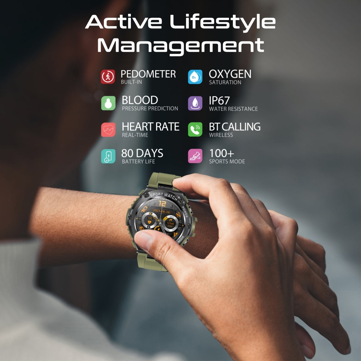 XWatch-R19 Midnight Green