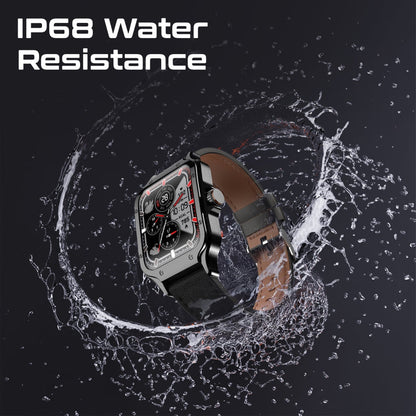Promate Technologies - ActivLife™ Curved AMOLED Screen Smartwatch with BT Calling