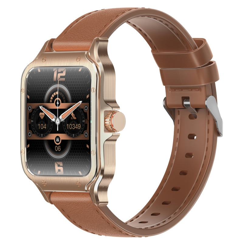 Promate Technologies - ActivLife™ Curved AMOLED Screen Smartwatch with BT Calling