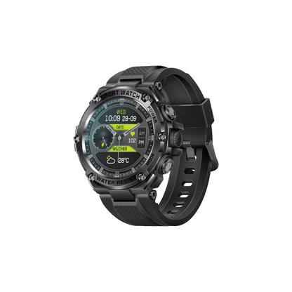 Promate Technologies - 1.53" Round Screen Fitness Tracker Smartwatch with BT Calling