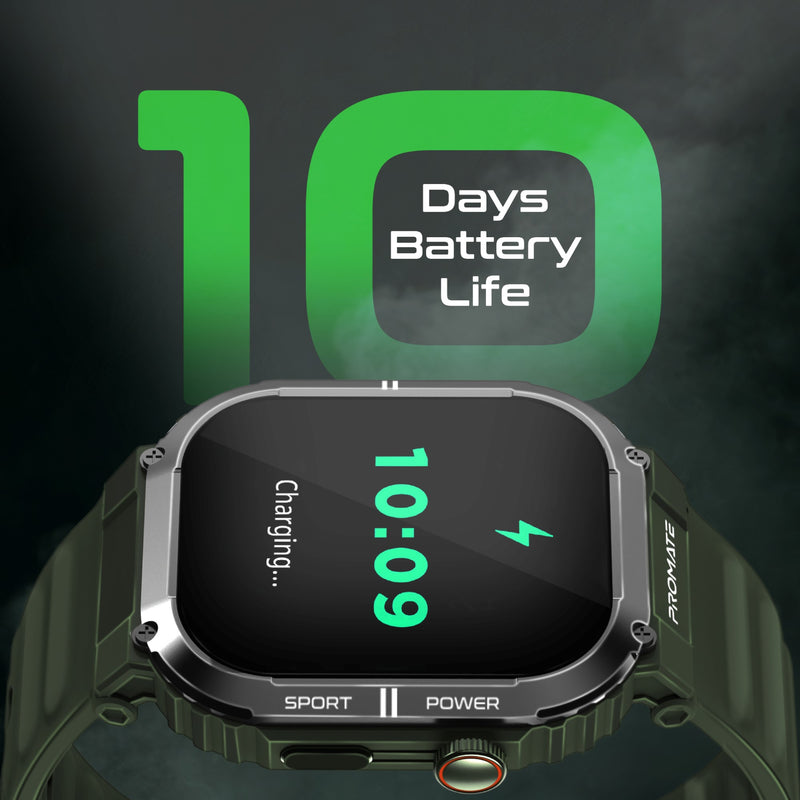 Promate Technologies - SportFit™ Tough-Built Smartwatch with BT Calling