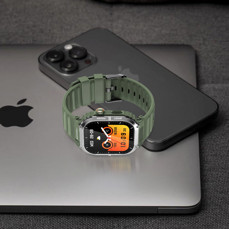 Promate Technologies - SportFit™ Tough-Built Smartwatch with BT Calling