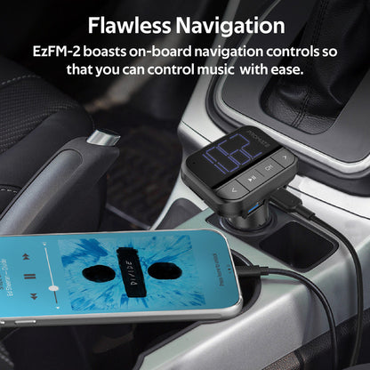 Promate Technologies - In-Car FM Transmitter with Dual USB Ports