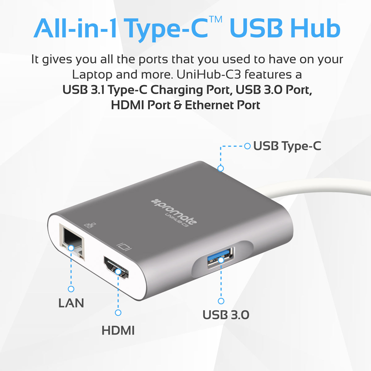 UniHub-C3 Grey