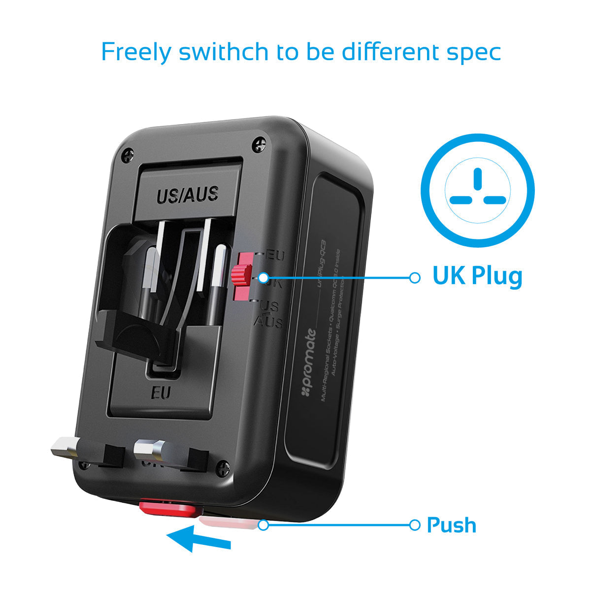 UniPlug-QC3 Black