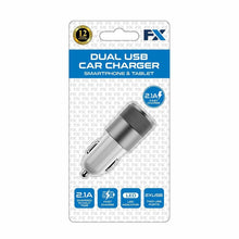 Load image into Gallery viewer, FX Car Charger USB 2.1A Twin Socket
