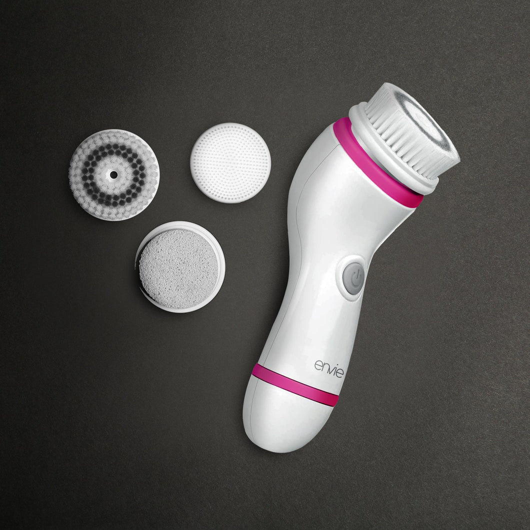 Facial Cleansing Brush- with three heads - battery operated