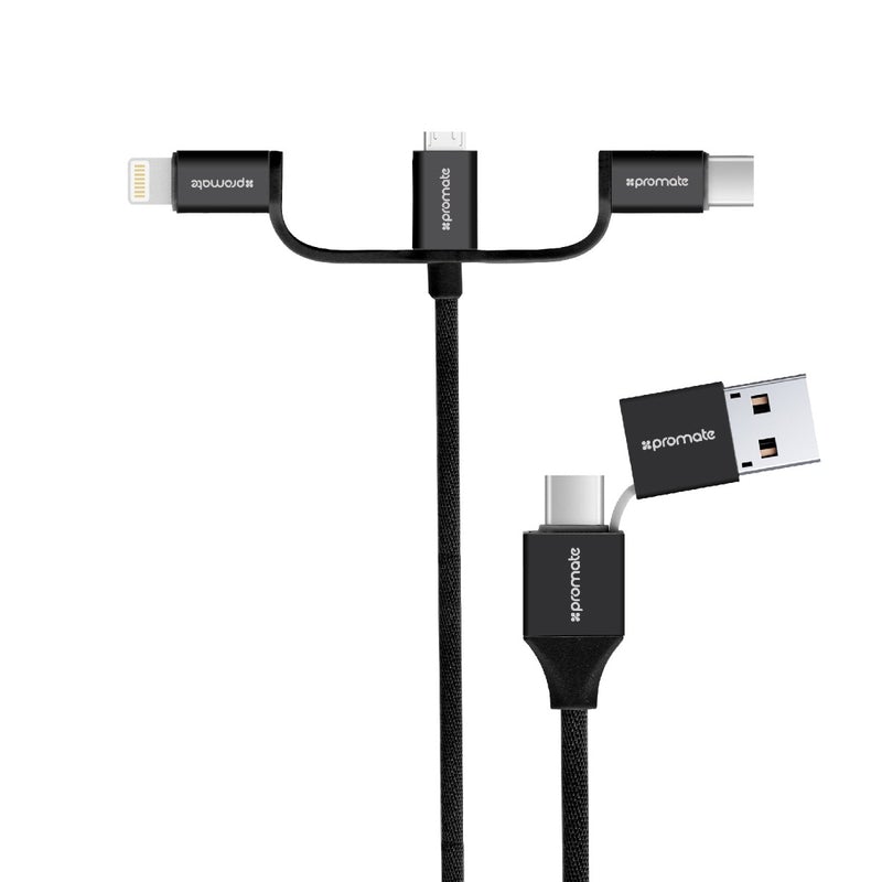 UniLink-Trio2 6-in-1 Smart USB Cable for Charging and Data Transfer